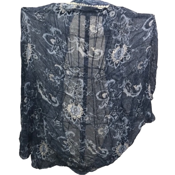 Chico’s Paisley Cocoon Wrap - Picture 3 of 4